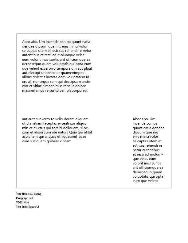 Typography test project 3